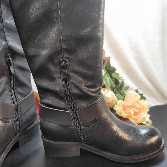 NIB Very Volatile Meridee Black Calf Height Boot - Picture 9 of 13